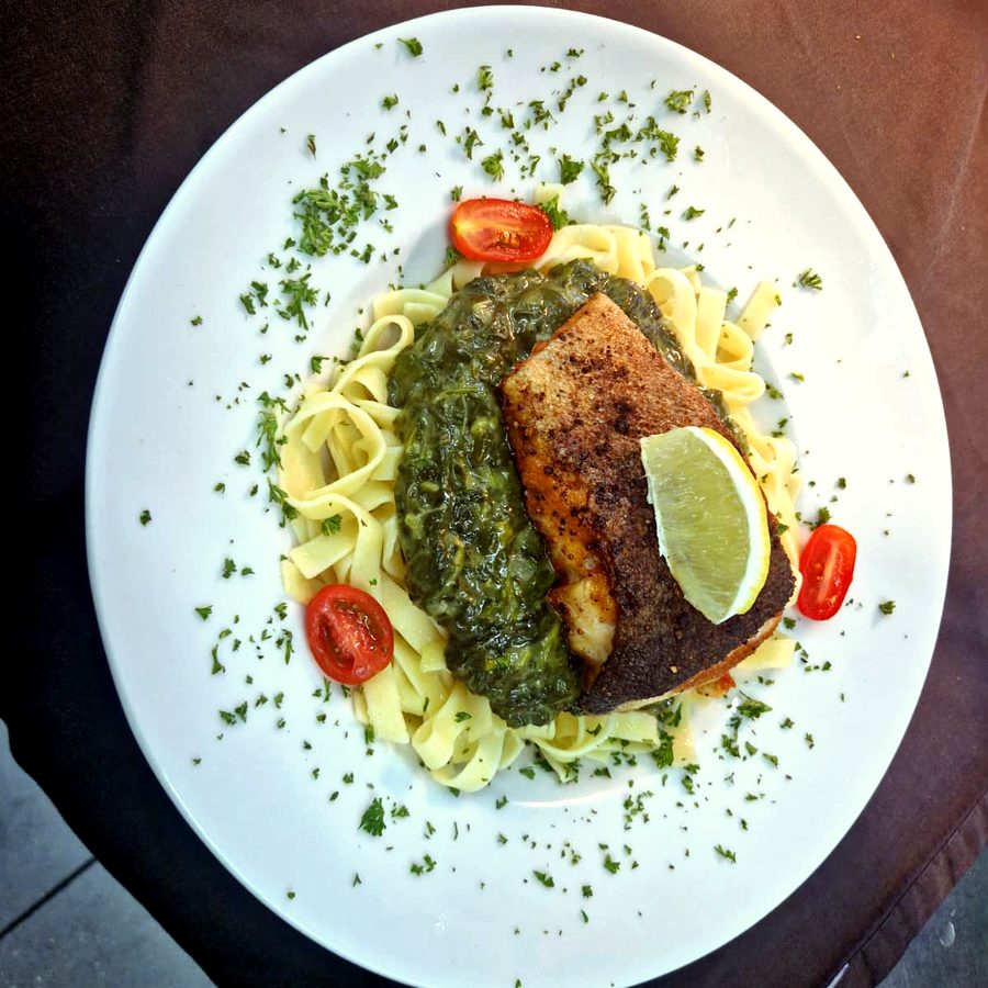 Lachsforellenfilet